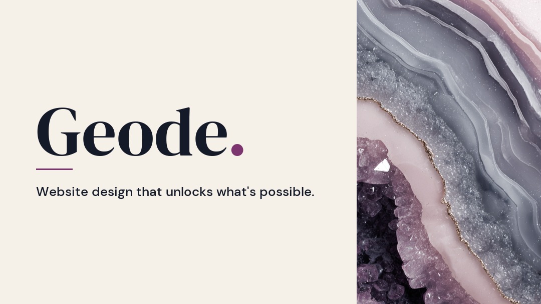 Geode cover